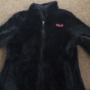 Fila sport fuzzy jacket